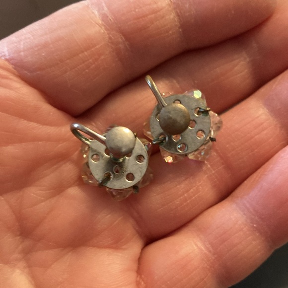 Vintage AB beaded necklaces with earrings lot of 2 - Picture 8 of 8